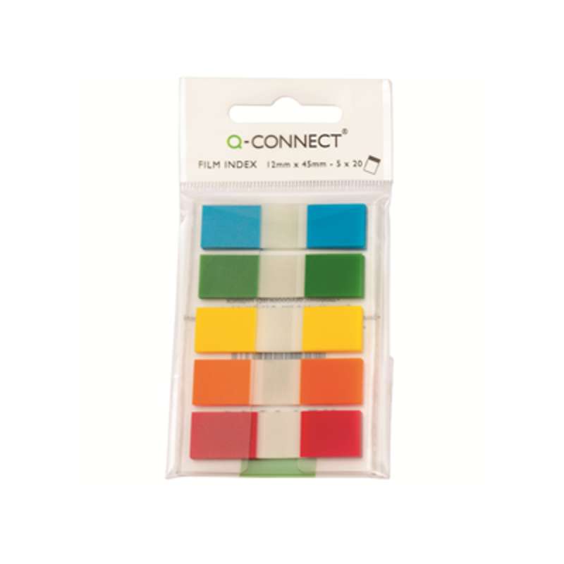 Teippimerkki Q-Connect 12x45mm 5 väriä