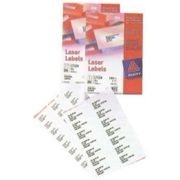 Laseretiketti 2-jakoinen L7168 143,5x199,6 /200