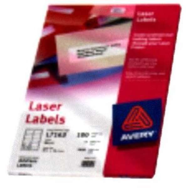 Laseretiketti 14-jakoinen L7163 38,1x99,1 /1400
