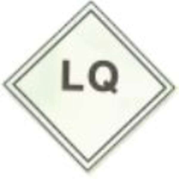 Vaarallisten aineiden merkintäkilpi LQ 10x10 cm