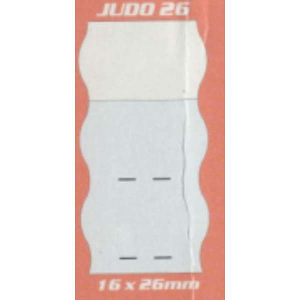 Etiketti Sato Judo 26x16 normaali valkoinen /1000
