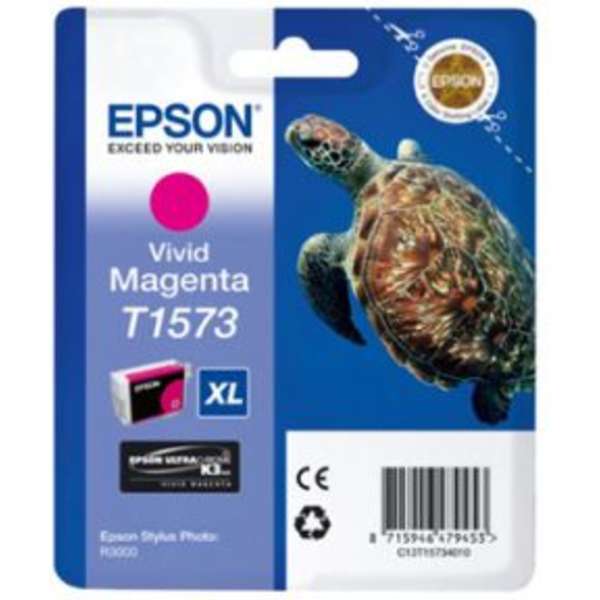 Värikasetti Epson EPST15734010 R3000 magenta/punainen