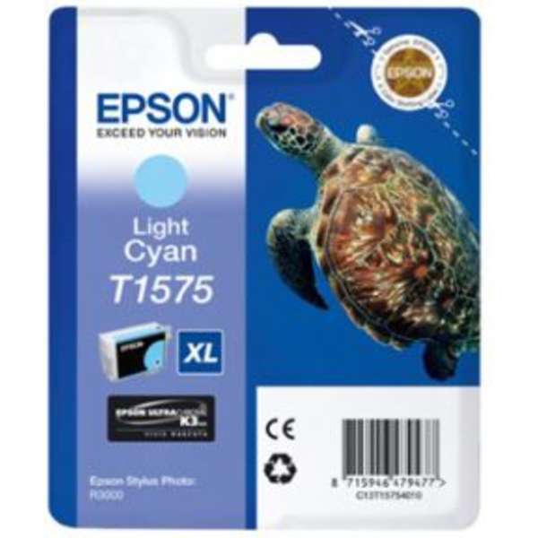 Värikasetti Epson EPST15754010 R3000 light blue