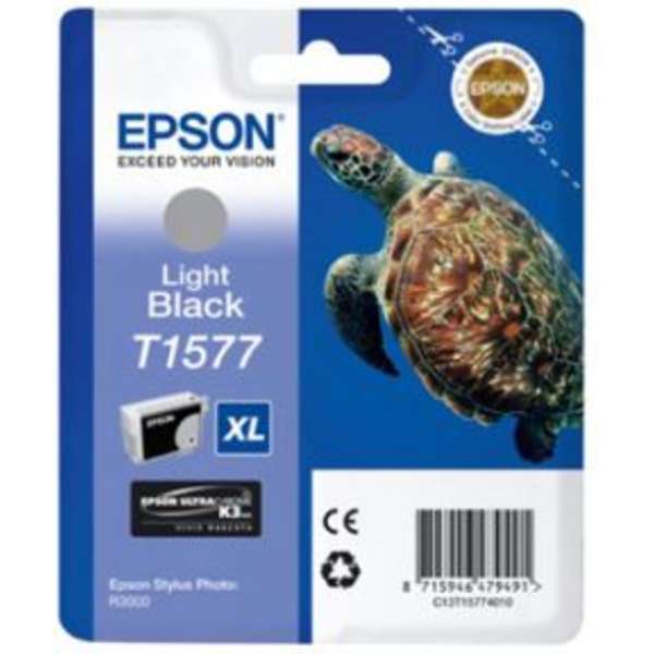 Värikasetti Epson EPST15774010 R3000lightvaleamusta