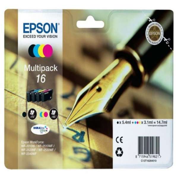 Epson C13T162640 Säästöpakkaus C/M/Y/K/