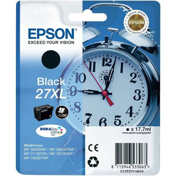 EPSON T24114012 mustesuihku 27 XL