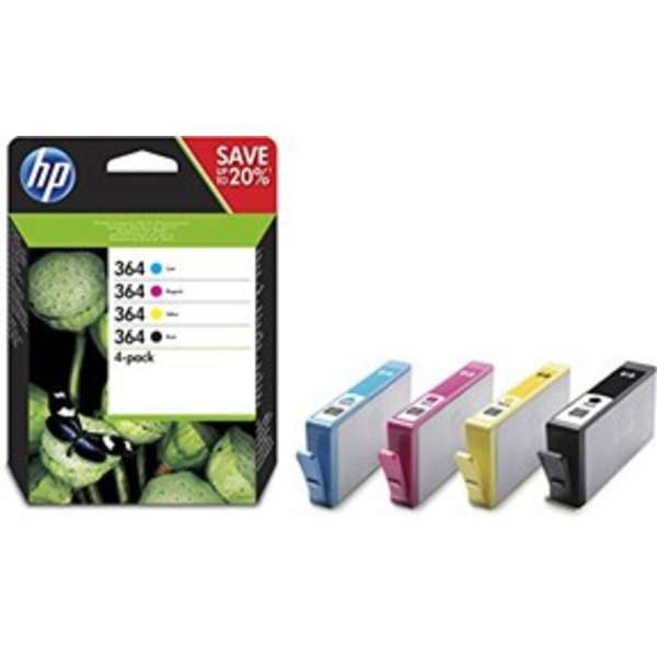 HP No.364 Combo-pack värikasetti 4-väri