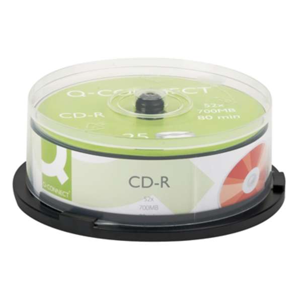 CD-R Q-Connect 52X700 MB/ 80 min. spindle /25