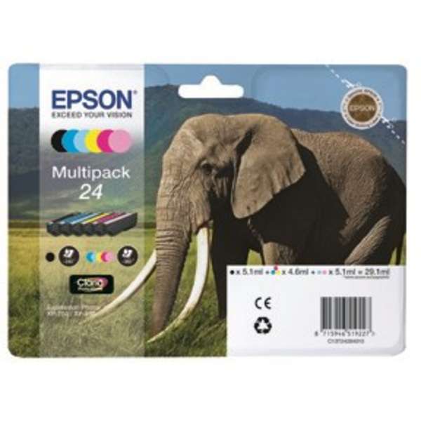 Epson C13T242840 säästöpakkaus 6 väriä