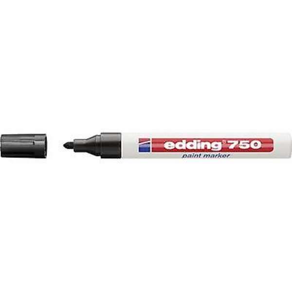 Huopakynä Edding 750 musta 2-4mm