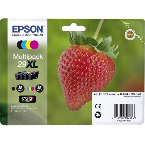 Epson 29xl Säästöpakkaus, Y/C/M/BL