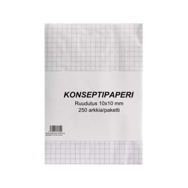 Konseptipaperi 10x10mm A3 /250 arkkia